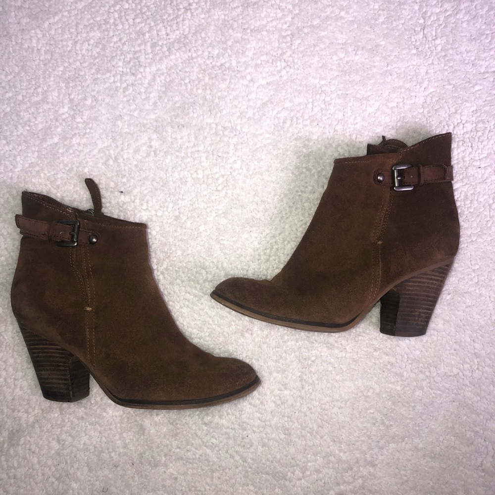 Brown booties
